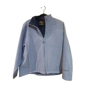 Woolrich Blue Full Zip Wool Jacket Outdoor Apparel Womens L